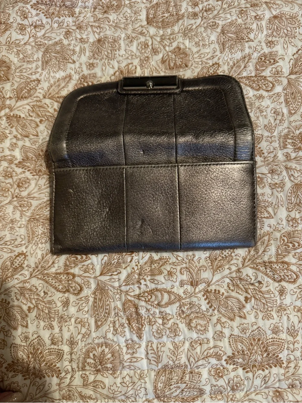 Coach leather clutch